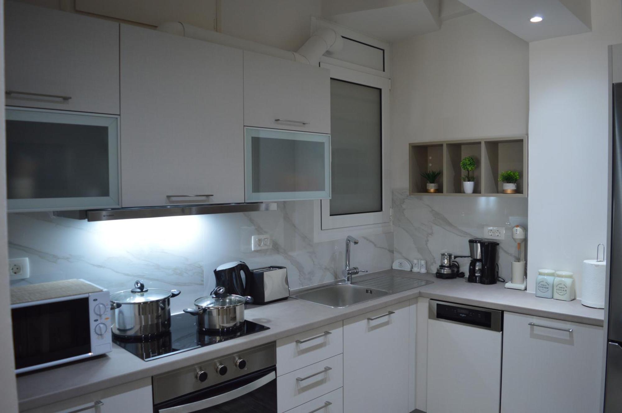 Botonis Bright Spacious Apartment ハニア エクステリア 写真